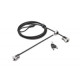 Kensington NanoSaver cable lock Black,Stainless steel 70.9" (1.8 m) - TAA Compliance K64448WW