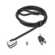 Kensington CS 2.0 cable lock Black,Silver - TAA Compliance K66639M