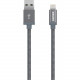Kanex Sync/Charge Lightning/USB Data Transfer Cable - Lightning/USB - 6.56 ft - Lightning Proprietary Connector - USB - Space Gray K8P6FPSG