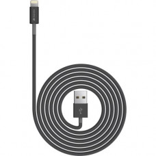 Kanex Charge and Sync Cable with Lightning Connector - 4 ft Lightning/USB Data Transfer Cable for iPad, iPod, iPhone, iPad mini - First End: 1 x Lightning Male Proprietary Connector - Second End: 1 x Type A Male USB - MFI - Black K8PIN4FB