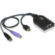 ATEN HDMI USB Virtual Media KVM Adapter Cable with Smart Card Reader (CPU Module)-TAA Compliant - KVM Cable for KVM Switch, Audio/Video Device, Card Reader - First End: 1 x Type A Male USB, First End: 1 x Type A Male USB, First End: 1 x HDMI Male Digital 