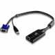 ATEN KVM Adapter Cable - RJ-45 Female Network, Type A Male USB, HD-15 Male VGA - RoHS, WEEE Compliance KA7170