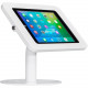 The Joy Factory Elevate II Countertop Kiosk for iPad 9.7 5th Generation | Air (White) - Up to 9.7" Screen Support - 13" Height x 11.9" Width x 9.6" Depth - Freestanding, Countertop, Desktop - White KAA102W