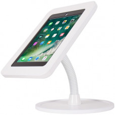 The Joy Factory Elevate II Flex Countertop Kiosk for iPad 10.2-inch 9th | 8th | 7th Gen (Black) - Up to 10.2" Screen Support - 14" Height - Countertop - White KAA115W