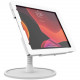 The Joy Factory Elevate II Flex Countertop Stand Kiosk for iPad Pro 12.9" 4th Gen (White) - Up to 12.9" Screen Support - 14" Height x 12.6" Width x 9.9" Depth - Countertop - White KAA715W