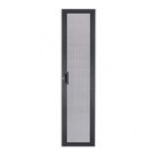 Chief KARD-series KARD-40LP 40U Large Perforated Front Door - Steel - Black - 70.4" Height KARD-40LP