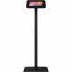 The Joy Factory Elevate II Floor Stand Kiosk for Galaxy Tab A 10.1 (2019) (Black) - Up to 10.1" Screen Support - 46" Height x 15" Width x 15.2" Depth - Black KAS301B