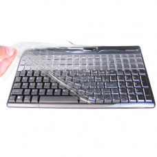 Cherry KBCV 1800W Protective Cover - Supports Keyboard - Latex-free, UV-resistant - Polyurethane - Clear - TAA Compliance KBCV-1800W