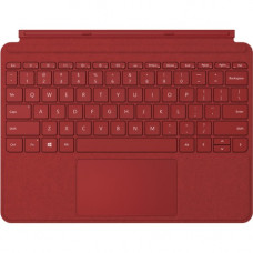 Microsoft Type Cover Keyboard/Cover Case Surface Go 2, Surface Go Tablet - Poppy Red - Stain Resistant - Alcantara - 7.5" Height x 9.8" Width x 0.2" Depth KCT-00061