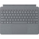 Microsoft Signature Type Cover Keyboard/Cover Case for Tablet - Platinum - Alcantara - English (US) Keyboard Localization - 6.9" Height x 9.7" Width x 0.3" Depth KCV-00001