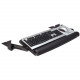 3m Adjustable Underdesk Keyboard Drawer - 25" Width x 10" Depth - Charcoal Gray - TAA Compliance KD90