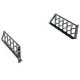 Middle Atlantic Products Knock-Down Rackshelves - 6U Wide - Black KDE6