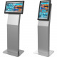 Peerless -AV Landscape/Portrait Kiosk fits most 15" , 22" , or 32" Displays - TAA Compliance KIP522-S