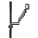 Chief KPG110 Flat Panel Height Adjustable Dual Swing Arm Pole Mount - 25 lb - Black KPG110B