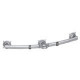 Chief KTA320S 42" Triple Horizontal Array Pole Clamp - 60 lb - Silver KTA320S