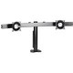 Milestone Av Technologies Chief KTC225S - Mounting kit (desk clamp mount) - for 2 LCD displays - steel - silver - screen size: 10"-30" - TAA Compliance KTC225S