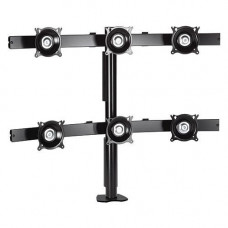 Chief KTC330S Clamp Mount for Flat Panel Display - 10" to 18" Screen Support - 120 lb Load Capacity - Steel - Silver KTC330S