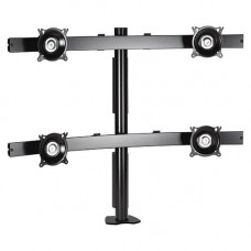 Chief KTC445S Desk Mount for Flat Panel Display - 10" to 30" Screen Support - 80 lb Load Capacity - Silver KTC445S