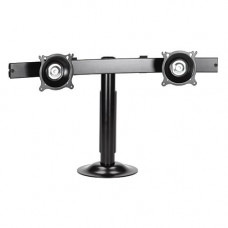 Chief KTG220 Flat Panel Dual Horizontal Grommet Mount - 70 lb - Black - TAA Compliance KTG220B