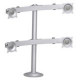 Chief KTG440S Desk Mount for Flat Panel Display - 10" to 24" Screen Support - 80 lb Load Capacity - Steel - Silver KTG440S