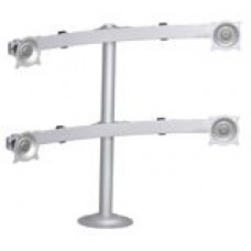 Chief KTG445 Desk Mount for Flat Panel Display - 10" to 30" Screen Support - 80 lb Load Capacity - Steel - Silver - TAA Compliance KTG445S