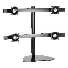 Milestone Av Technologies Chief KTP445B - Stand - for quad flat panel - steel - black - desktop - TAA Compliance KTP445B