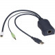Black Box ServSwitch CX Server Access Module, USB, Mini DisplayPort, Audio - KVM Cable for KVM Switch, Network Device - First End: 1 x RJ-45 Female Network - Second End: 1 x Type A Male USB, Second End: 1 x Mini DisplayPort Male Digital Audio/Video, Secon