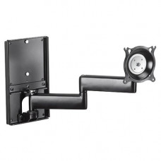 Milestone Av Technologies Chief Dual Arm Metal Stud Wall Mount KWDSK110B - Mounting kit (wall mount, dual arm) - black - wall-mountable - TAA Compliance KWDSK110B