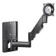 Chief KWGSK110B Height-Adjustable Flat Panel Wall Mount - 25 lb - Black - TAA Compliance KWGSK110B