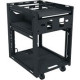 Middle Atlantic Products L5 Lectern Flat Frame With Work Surface 23 Wide - 17.80" 12U Wide x 25.53" Deep for A/V Equipment - Black - Steel - 200 lb x Maximum Weight Capacity L5-FLATFR-WS23