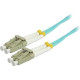 Comprehensive 1M 10Gb LC/LC Duplex 50/125 Multimode Fiber Patch Cable - Aqua - Fiber Optic for Network Device - Patch Cable - 3.28 ft - 2 x LC Male Network - 2 x LC Male Network - Aqua - RoHS Compliance LC-LC-OM3-1M