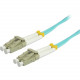 Comprehensive 3M 10Gb LC/LC Duplex 50/125 Multimode Fiber Patch Cable - Aqua - Fiber Optic for Network Device - Patch Cable - 9.84 ft - 2 x LC Male Network - 2 x LC Male Network - Aqua - RoHS Compliance LC-LC-OM3-3M