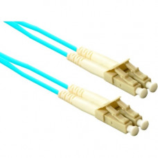 ENET Fiber Optic Duplex Network Cable - Fiber Optic for Network Device - 1.25 GB/s - 36.09 ft - 2 x LC Male Network - 2 x LC Male Network - 50/125 &micro;m - Aqua LC2-10G-11M-ENC