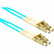 ENET Fiber Optic Duplex Network Cable - Fiber Optic for Network Device - 1.25 GB/s - 36.09 ft - 2 x LC Male Network - 2 x LC Male Network - 50/125 &micro;m - Aqua LC2-10G-11M-ENC