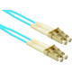 ENET Fiber Optic Duplex Network Cable - Fiber Optic for Network Device - 1.25 GB/s - 72.18 ft - 2 x LC Male Network - 2 x LC Male Network - 50/125 &micro;m - Aqua LC2-10G-22M-ENC