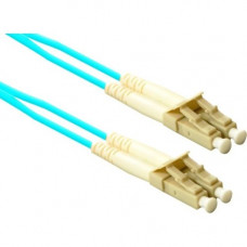 Enet Components Compatible AJ837A - 15M LC/LC Duplex Multimode 50/125 10Gb OM3 or Better Aqua Fiber Patch Cable 15 meter LC-LC Individually Tested - Lifetime Warranty AJ837A-ENC