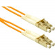 ENET 30M LC/LC Duplex Multimode 50/125 OM2 or Better Orange Fiber Patch Cable 30 meter LC-LC Individually Tested - Lifetime Warranty LC2-50-30M-ENC