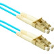 Cp Technologies ClearLinks LC2-65FT-10G-AQ Fiber Optic Duplex Cable - 85 ft Fiber Optic Network Cable for Network Device - First End: 2 x LC Male Network - Second End: 2 x LC Male Network - Aqua LC2-65FT-10G-AQ