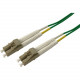 ENET 5M LC/LC Duplex Multimode 50/125 10Gb OM3 or Better custom green color functionally identical to 10Gb Aqua Fiber Patch Cable - 5 meter LC-LC Individually Tested - Lifetime Warranty LC2-GN10G-5M-ENC