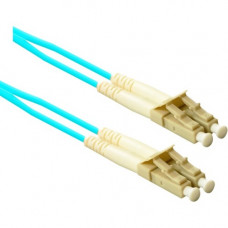 ENET Fiber Optic Duplex Network Cable - 60 ft Fiber Optic Network Cable for Network Device - First End: 2 x LC Male Network - Second End: 2 x LC Male Network - 1.25 GB/s - 50/125 &micro;m - Aqua LC2-OM4-60F-ENC