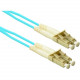 ENET Fiber Optic Duplex Network Cable - 32.81 ft Fiber Optic Network Cable for Network Device - First End: 2 x LC Male Network - Second End: 2 x LC Male Network - 1.25 GB/s - 50/125 &micro;m - Purple LC2-PROM4-10M-ENC