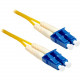 ENET Fiber Optic Duplex Network Cable - 2 ft Fiber Optic Network Cable for Network Device - First End: 2 x LC Male Network - Second End: 2 x LC Male Network - 9/125 &micro;m - Yellow LC2-SM-2F-ENC