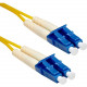 ENET Fiber Optic Duplex Network Cable - 30 ft Fiber Optic Network Cable for Network Device - First End: 2 x LC Male Network - Second End: 2 x LC Male Network - 9/125 &micro;m - Yellow LC2-SM-30F-ENC