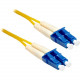 ENET Fiber Optic Duplex Patch Network Cable - Fiber Optic for Network Device - Patch Cable - 3 ft - 2 x LC Male Network - 2 x LC Male Network - 9/125 &micro;m - Yellow LC2-SM-3F-ENC