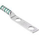 Panduit Code Conductor, Two-Hole, Long Barrel Lug - 50 Pack - Tin - Gray - TAA Compliance LCC4-12-L