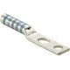Panduit Code Conductor, Two-Hole, Long Barrel with Window Lug - 50 Pack - Tin - Blue - TAA Compliance LCC6-14JAW-L