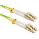 Axiom LC/LC Wide Band Multimode Duplex OM5 50/125 Fiber Optic Cable 1m - 3.28 ft Fiber Optic Network Cable for Network Device - First End: 2 x LC Network - Second End: 2 x LC Network LCLCOM5MD1M-AX