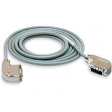 Black Box DB-15 Data Transfer Cable - 3 ft DB-15 Data Transfer Cable for Transceiver, Wallplate, Computer - First End: 1 x 15-pin DB-15 Male - Second End: 1 x 15-pin DB-15 Female - Shielding - 28/24 AWG - Gray - TAA Compliant LCN216-0003