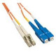 MicroPac Fiber Optic Duplex Patch Cable - LC Male - SC Male - 9.84ft LCSC-MMD-3M