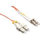 Axiom Fiber Optic Duplex Network Cable - 1.64 ft Fiber Optic Network Cable for Network Device - First End: 2 x LC Male Network - Second End: 2 x SC Male Network - 62.5/125 &micro;m - Orange LCSCMD6O-05M-AX